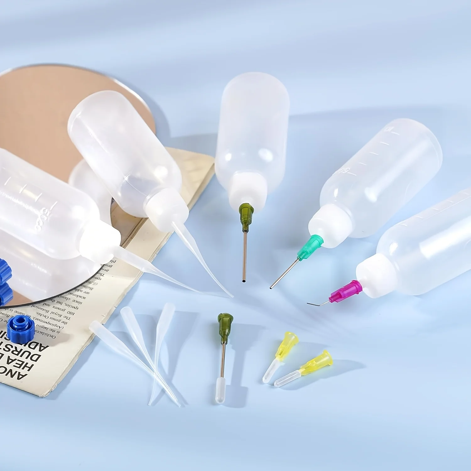 Präzisions-Klebstoff-Dosierflasche 30/50ml mit Nadelspitze und verschiedenen stumpfen Nadelgrößen 14ga 1/6ga 18ga 20ga 2 – Detail 4