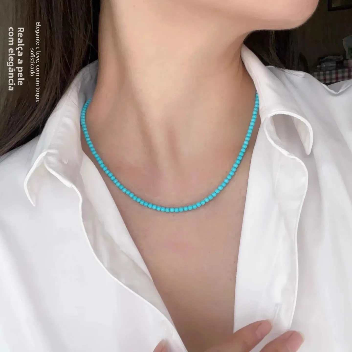 colar-turquesa-ultrafino-otimizado-feminino-vintage-simples-rustico-original-ins-moda-personalidade-presente-deusa