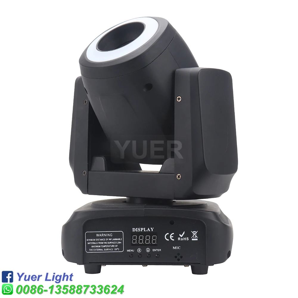 Imagem -04 - Led Moving Head Light com Feixe de Abertura Ponto Efeito Laser 4in Molde Fit para dj Disco Stage Casamento Music Party Boate Dmx512 Novo