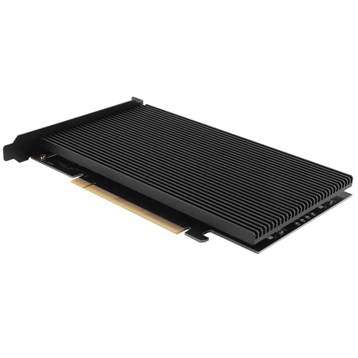 

Hot sale M.2 NVME to Pcie 4.0 X16 Adapter Card, Supports 4 Nvme M.2 2280, for Bifurcation