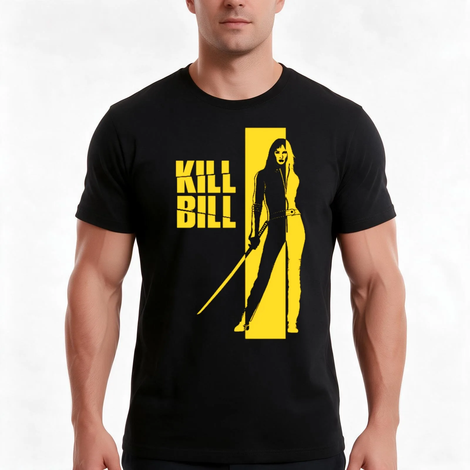 Kill Bill Pulp Fiction Django T-Shirt Summer Casual Cotton Tee Oversized Streetwear Tops Vintage Graphic Print 100% Cotton