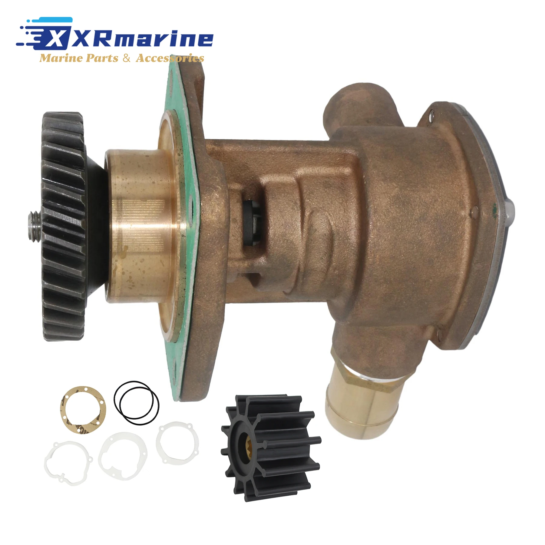 Sea Water Pump with Impeller Kit Fits for Yanmar Marine Engine Pumps 4JH5E 3JH4E 4JH4E 4JH4AE 3JH5E 4JH45 4JH57 4JH80 4JH1101