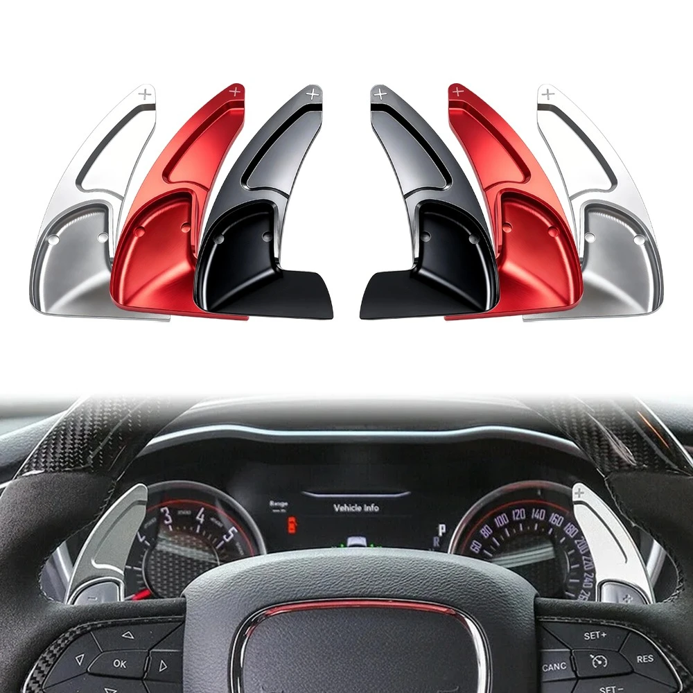 For Jeep Grand Cherokee For Dodge Charger Challenger Durango Steering Wheel Paddle Shifter Extension Trims