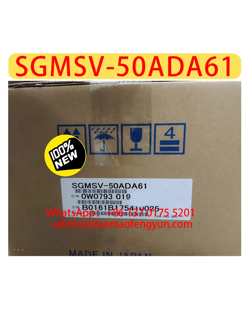 

SGMSV-50ADA61 Совершенно новый серводвигатель, быстрая доставка, SGMSV 50ADA61