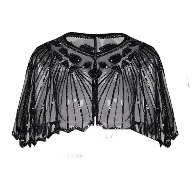 

39BD Flapper Костюм Аксессуары Перья Головной убор Ожерелье Серьги для вечеринки 1920-х годов