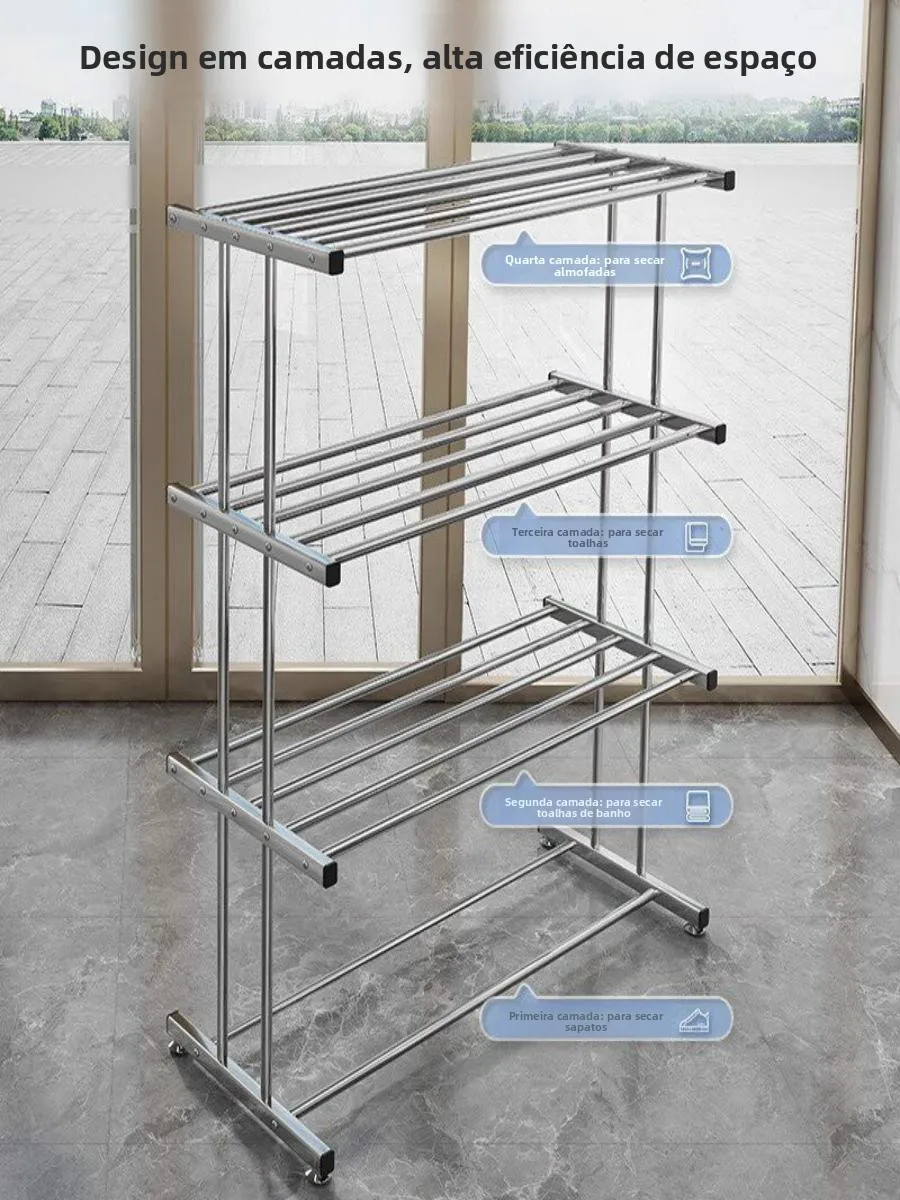 stainless-steel-floor-mounted-towel-rack-hair-salon-beauty-parlor-drying-cooling-hanging-rack-modern-simple-style-single-layer