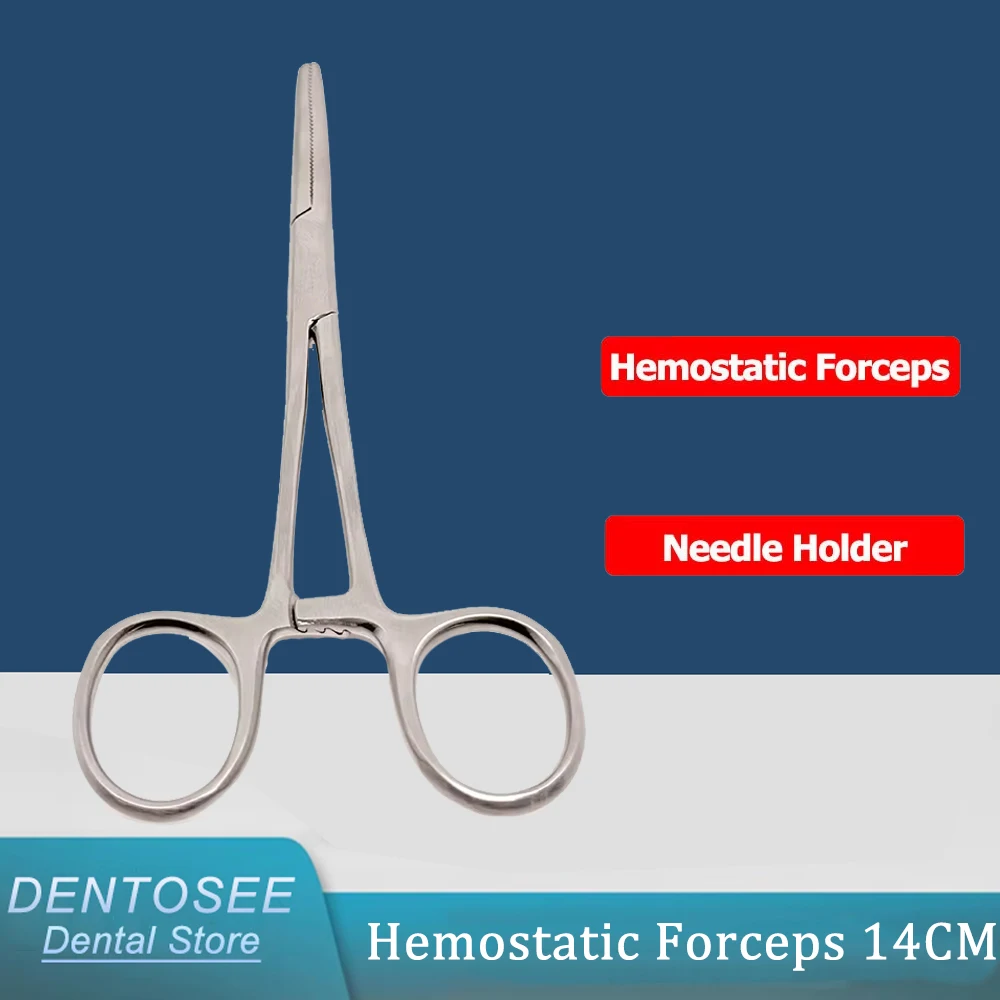 

Dental Artery Forceps with Needle Holder - Surgical Hemostat Clamp for Precise Dental Work