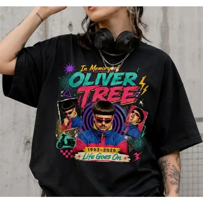 Oliver Tree Merch T-shirt Men Short Sleeve Tee Unisex Tops Clothes Causal Female Y2K Tops