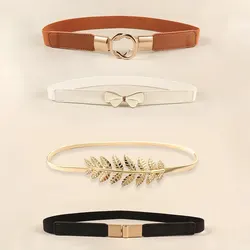 4-Piece Combination Women's Belt And Waist Chain With Dress