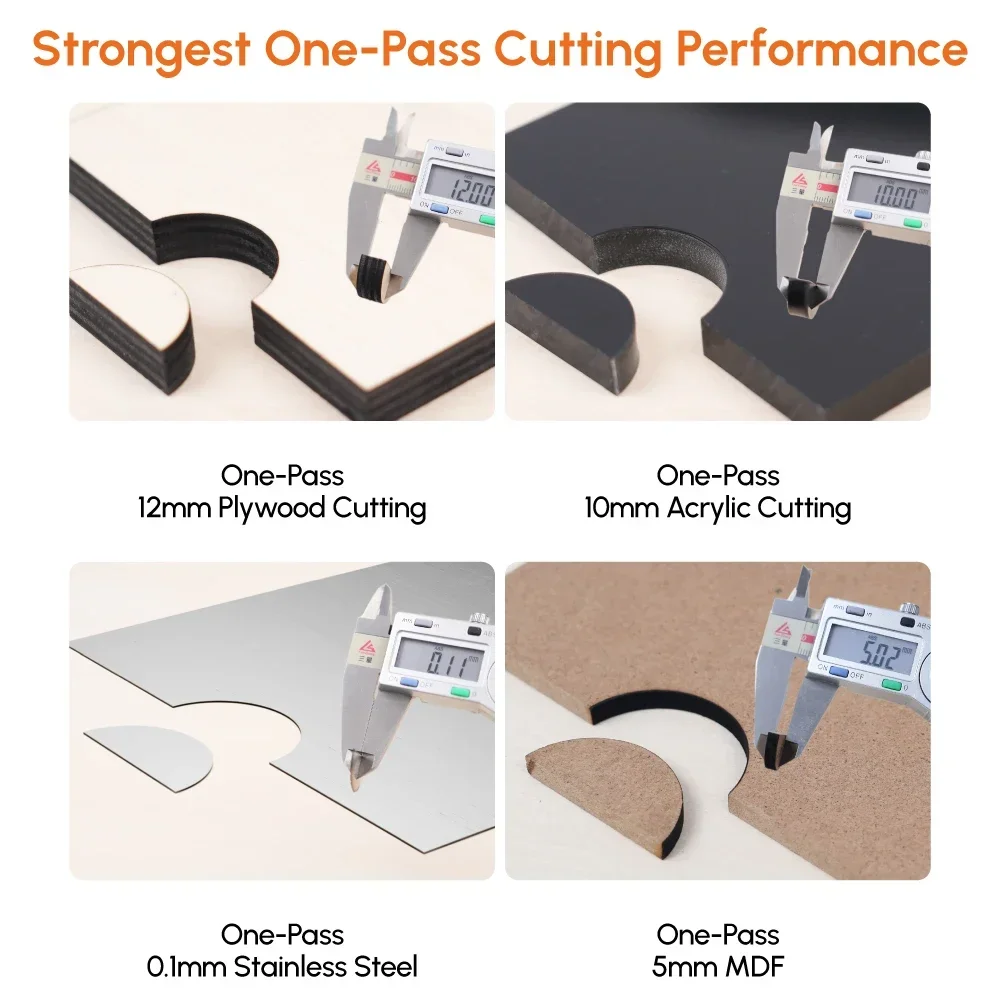 Alpha 22W Laser Engraver Cutter Smart Air Pump APP Control CNC Dual-core CPU Versatile Innovative Business DIY Tools