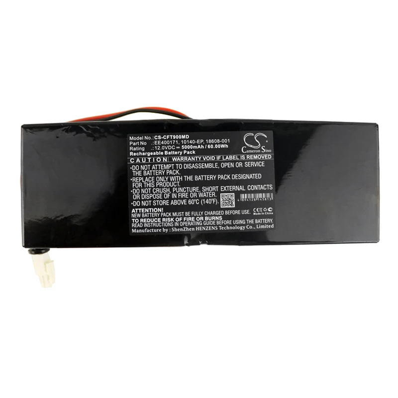 

Sealed Lead Acid Medical Battery for CareFusion, 12.0V, 5000mAh, Compatible Models: Pulmonetic LTV900, LTV950, LTV1150, LTV1200