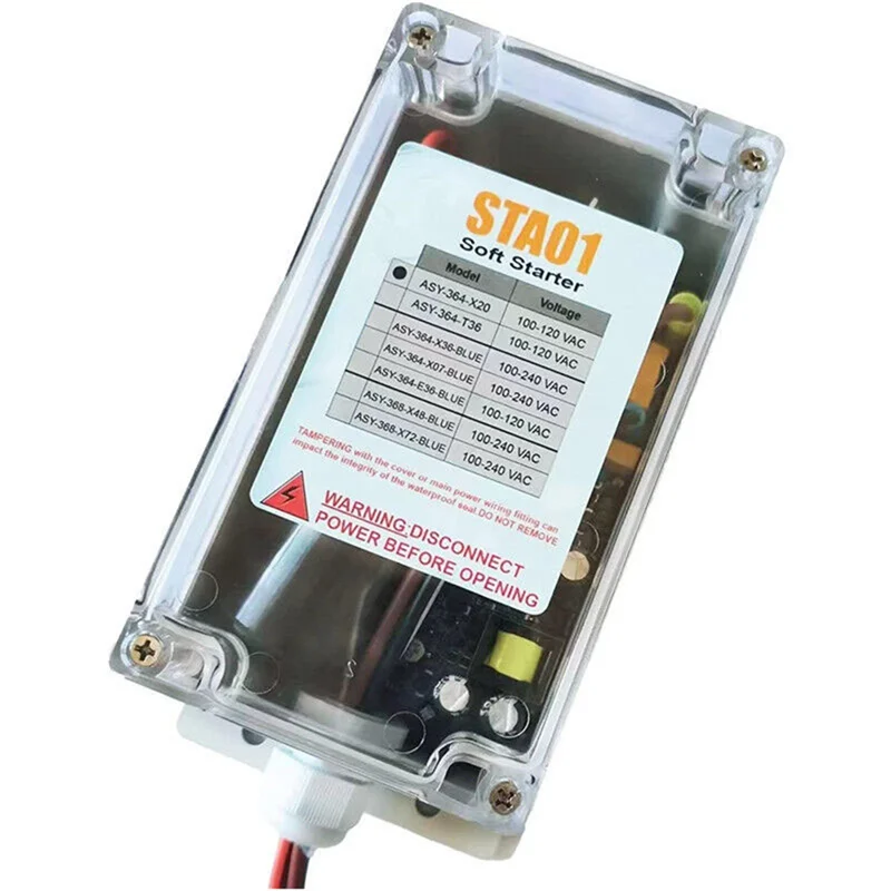مكيف هواء عادي ASY-364-X20-IP بداية ناعمة لمقطورة السفر، بداية ناعمة لمحرك التيار المتردد RV 115V، RV الكهربائي، 364-X20