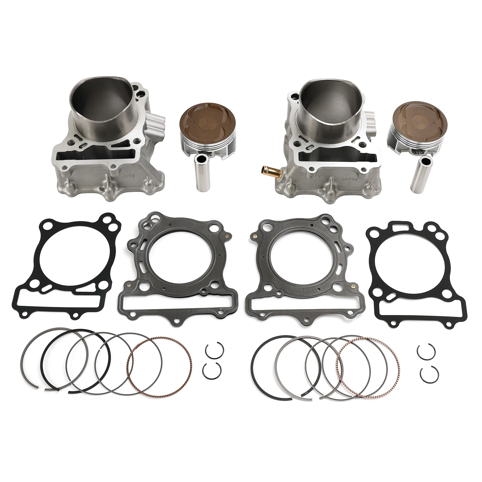 

Front And Rear Cylinder Piston Gasket Top End Rebuild Kit For Suzuki SV650 SV650S ABS 1999-2008 V-Strom 650 2004-2011
