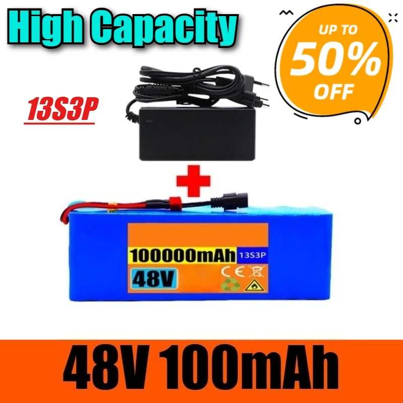 

48V 13S3P 100mAh High Capacity 18650 Lithium-ion for Electric Scooter