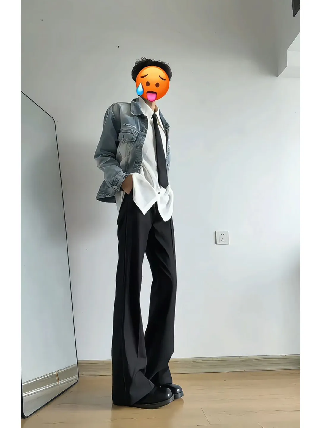 Black Cleanfit Anti-Wrinkle Slimming Casual Straight Leg Trousers Thin Luxury Style Micro Flared Men's Summer Fashion Pants