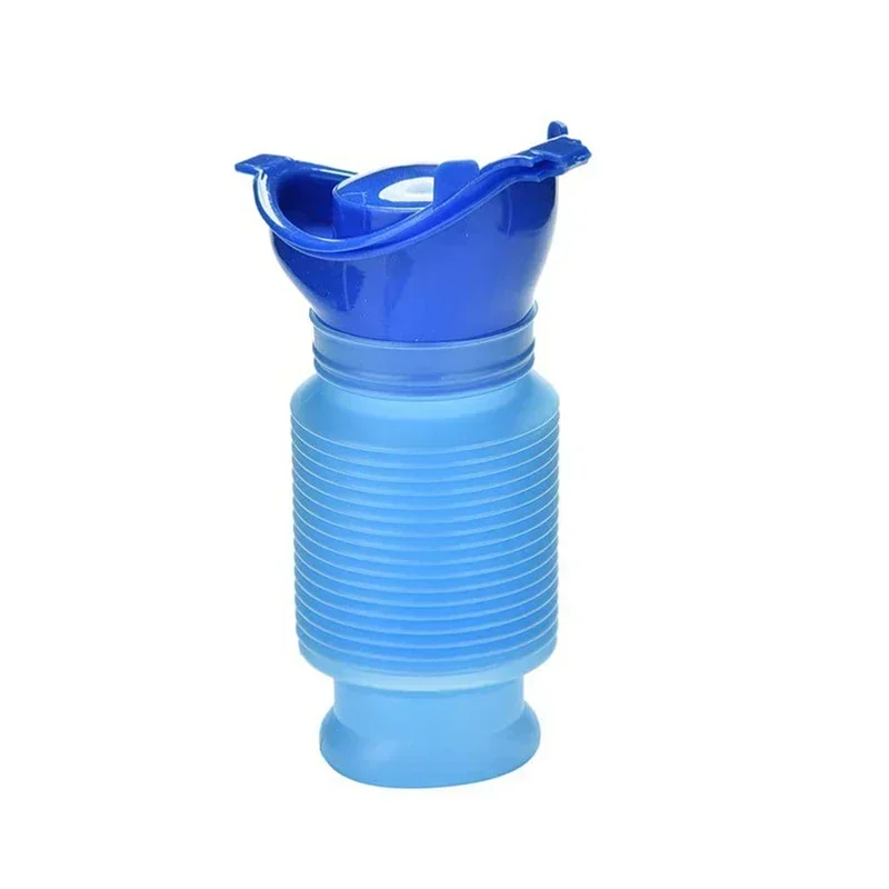 750ML Adult Urinal Portable Shrinkable Personal Mobile Toilet Potty Women Kid Pee Bottle for Outdoor Car Travel Traffic Camping