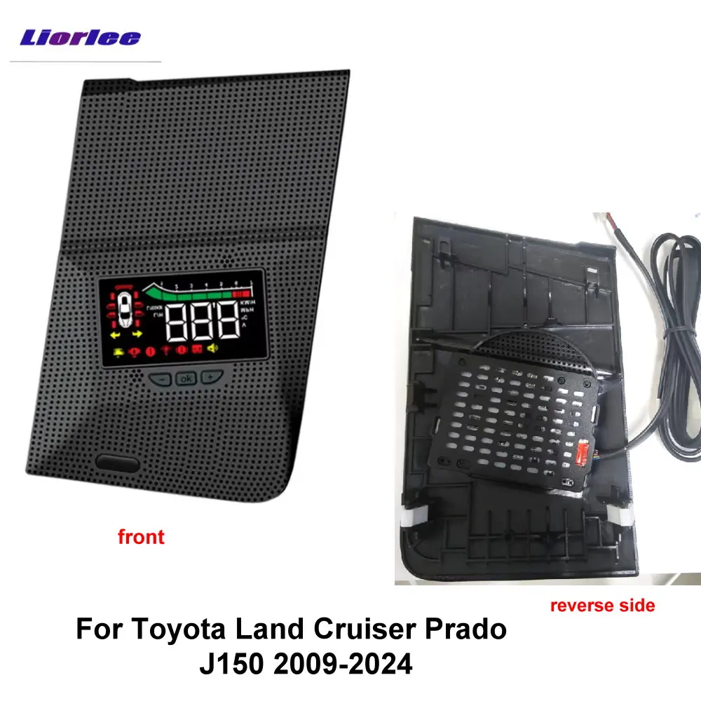 

For Toyota Land Cruiser Prado J150 2009-2024 HUD Head Up Display Projector Warning Overspeed System Car Electronic Accessories