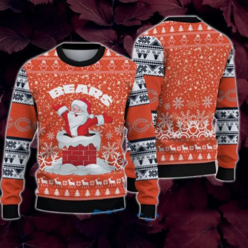 Christmas Themed Hooded Pullover Sweater 2026 Advanced 3D Imaging Technology Unisex Matching Couple Wear For Holiday Season