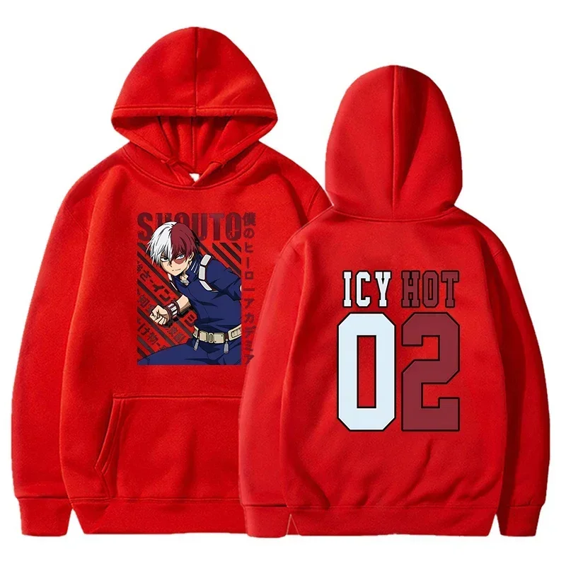Neue Todoroki Shoto Drucken Anime Hoodie Mode Frauen Männer Casual Tops Herbst Und Winter Sweatshirts Langarm Harajuku Pullover – Detail 8