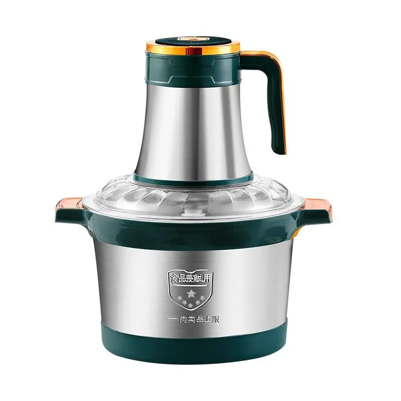 Large Capaci 6L 6 Blade  Garlic Mincer Stainl Steel Multifunctional Meat inder Fle Mincer Pepper inder