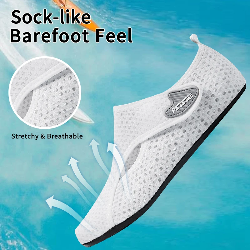 Diving Shoes Women Aqua Shoes Men Beach Swimming Water Sport Socks Barefoot Sneaker Fitness Dance Swim Surfing Snorkeling Shoe image 4