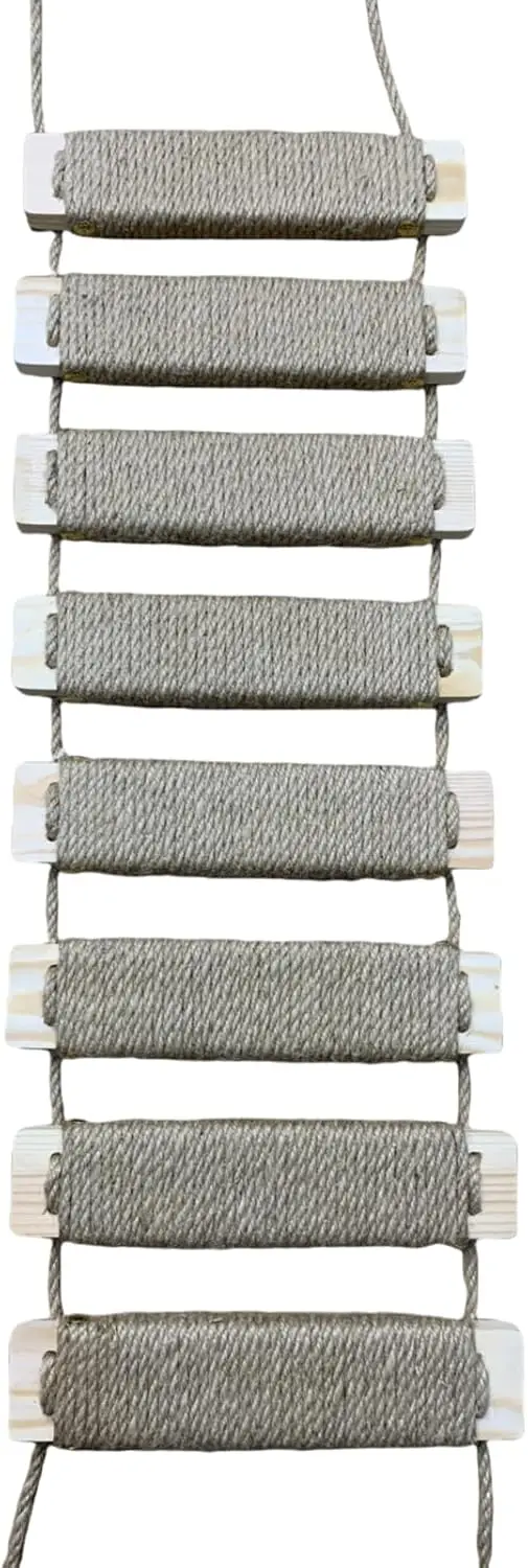 

Комбинированная башня и лестница для кошек PetCraft: стена для скалолазания, когтеточка, клетка — внутренняя/наружная — 22x7,87 дюйма