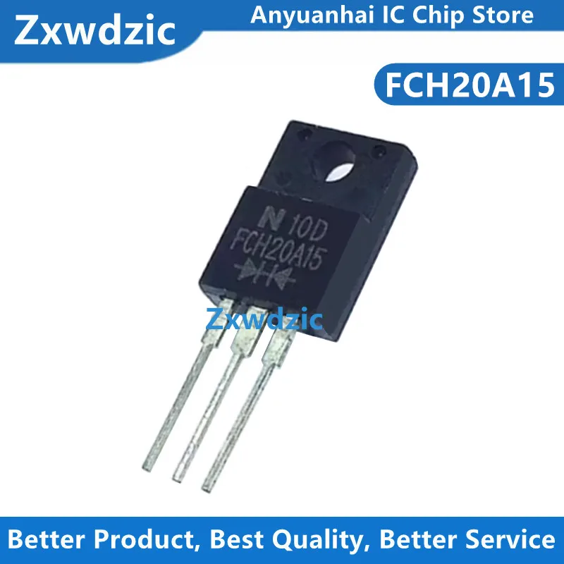 10pcs New Original FCH20A15 FRH20A15 20A150V TO-220F Common Anode And Common Cathode Schottky Rectifier Diode