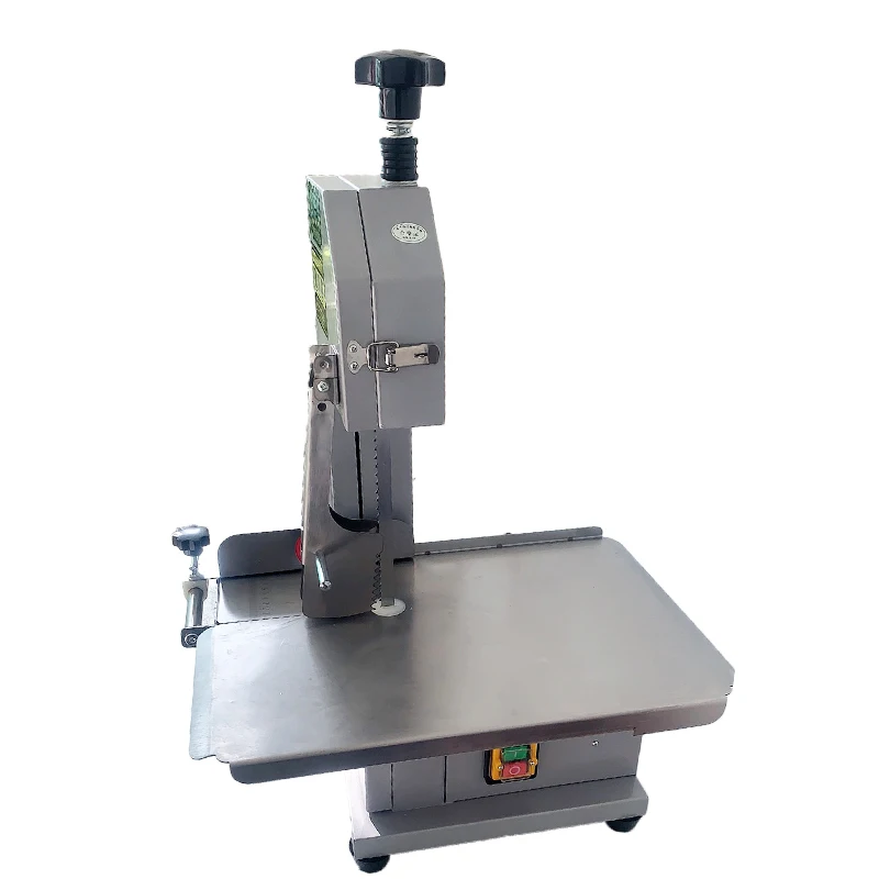 Small Industrial Commercial Portable Electric Fish Cow Steak Frozen Table Band Saw Bone Meat Cutting Cutter Machine