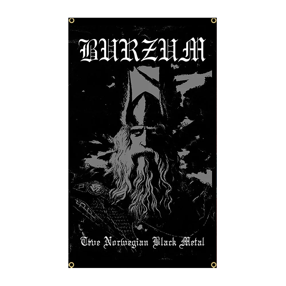 3x5FT Black Metal flag Burzums Band Rock Music Prints applicable to Polyester Printed Home or Outdoor Decoration flag