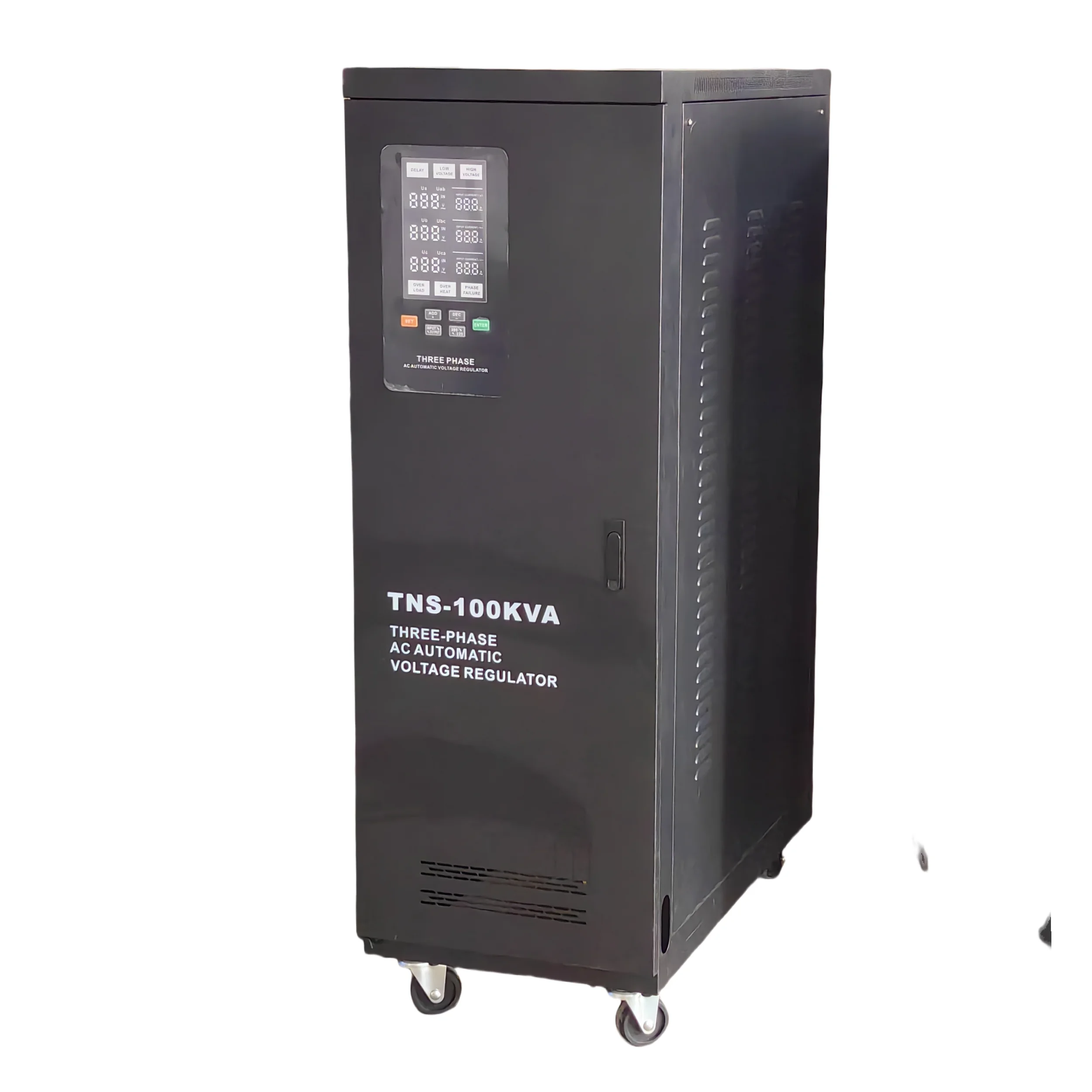 TNS 100KVA Three Phase 4 Wire 380V LED DISPLAY 3P AC Automatic Voltage Regulator Stabilizer
