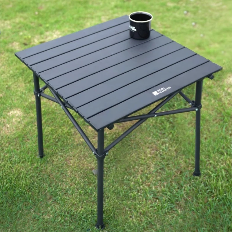 

Ultralight Folding Table Camping Gear Square Portable Picnic Desk Hiking Essential Outdoor Setup Foldable Travel Camp Furniture