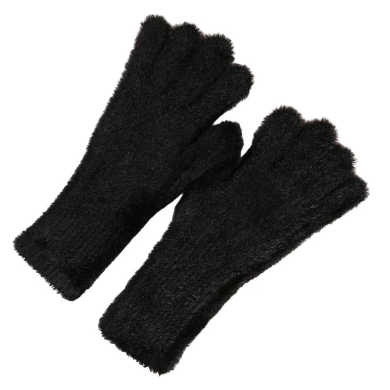 2pack Acrylic Fingerless Gloves Winter Warmth Touchscreens Mittens Unisex Gloves Suitable for Outdoor Activity