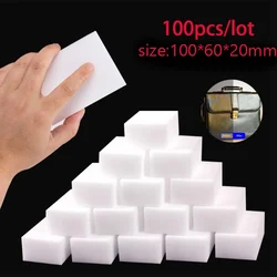 30/50/100PCS Melamine Sponge Magic Sponge Eraser For Kitchen Bathroom Office Melamine Home Nano Cleaner Cleaning Sponge 10x6x2cm