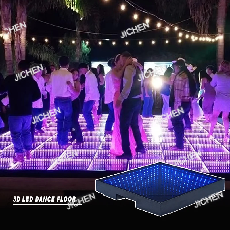 

Портативный цифровой танцпол с дистанционным управлением, видеоэкран из закаленного стекла для танцевальной площадки