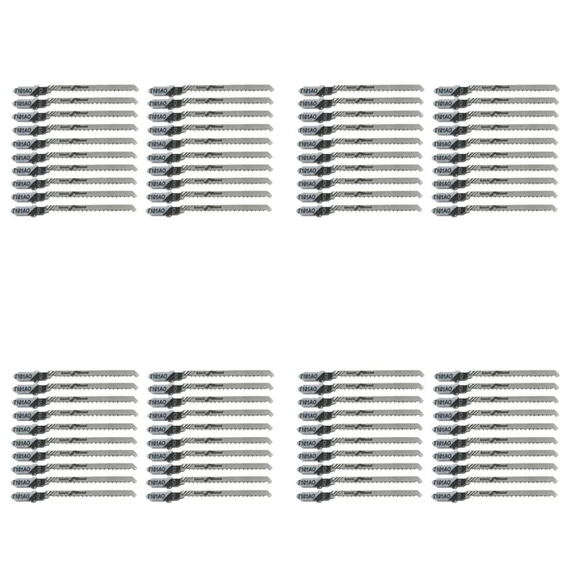 A19F-80Pcs hoja de sierra de calar alternativa T101AO vástago en T hojas de sierra de calar múltiple para disco de corte de madera y plástico