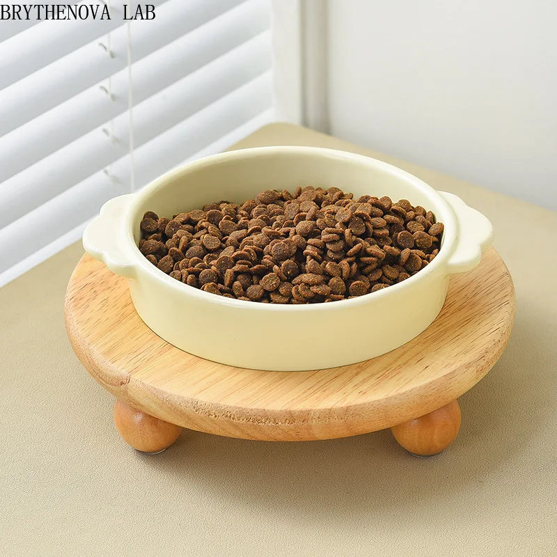 400ml-cat-food-water-bowl-double-pet-ceramic-bowls-with-wooden-stand-small-dogs-eating-drinking-basin-plate-pet-supplies