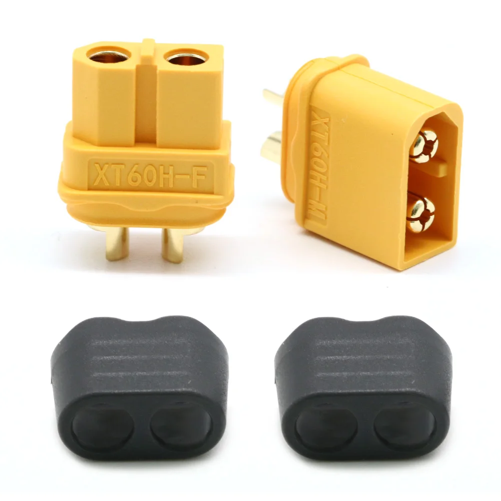 1/2/5Pair Amass XT60+ XT60H Male Female Plug Connector With Sheath Housing XT60H Connector For Rc Lipo Battery Drone Car Boat