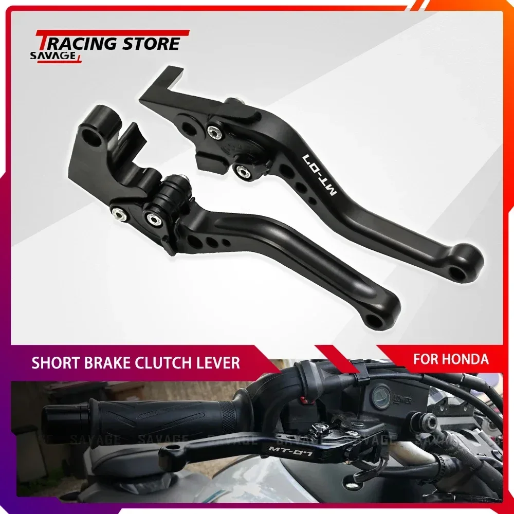 

Short Brake Clutch Lever For YAMAHA MT-07 MT07 2014-2022 MT 07 2021 Motorcycle Accessories Dirt Pit Bike Black Handles Levers