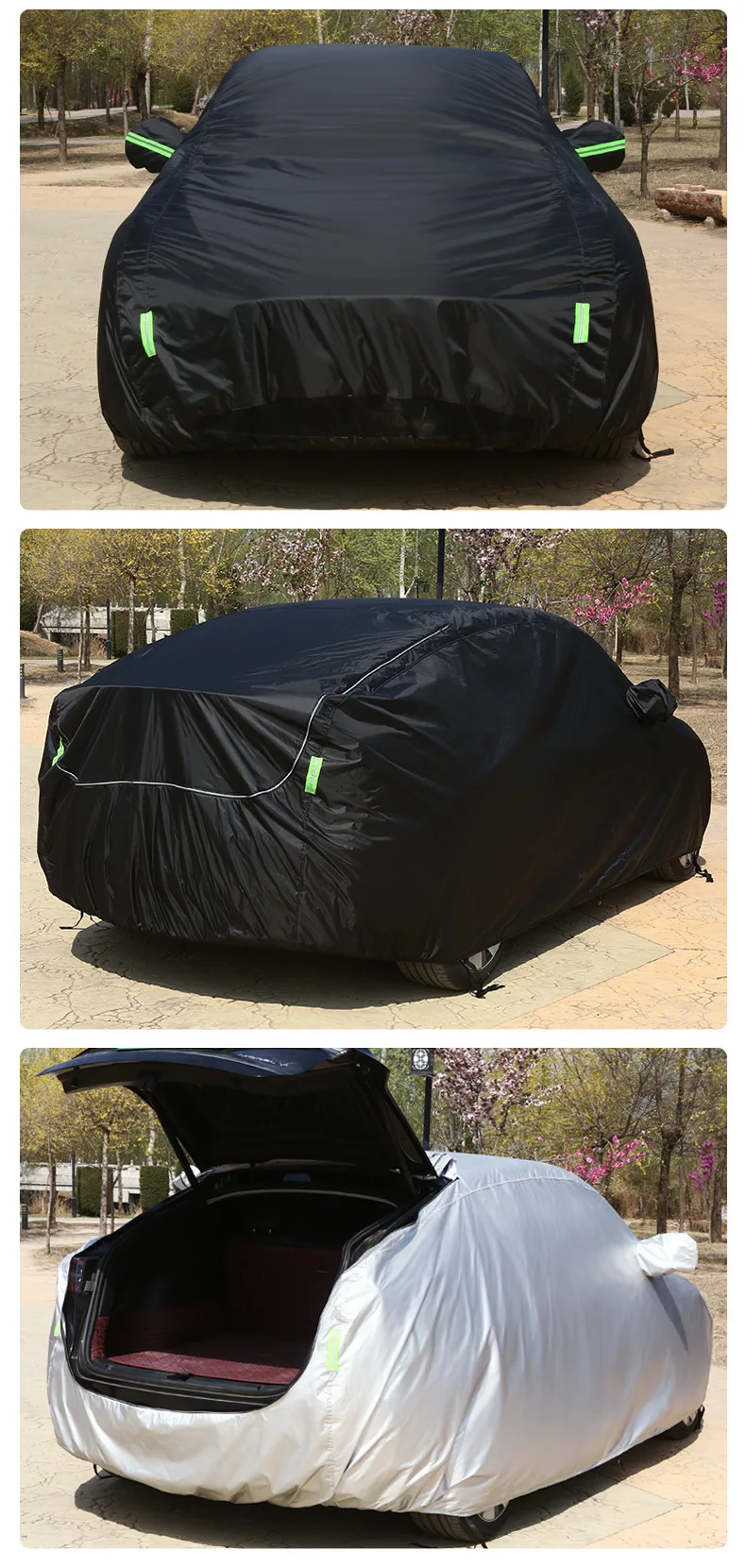 Per Tesla Model Y Car Cover impermeabile antipolvere per tutte le stagioni protezione esterna con accesso alla porta di ricarica