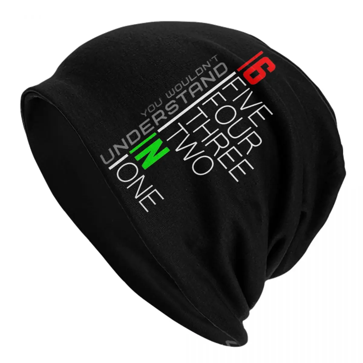 1N23456 Skullies Beanies Hat Dirt Bike Motocross Motor Sport Casual Unisex Ski Cap Warm Dual-use Bonnet Knitting Hats