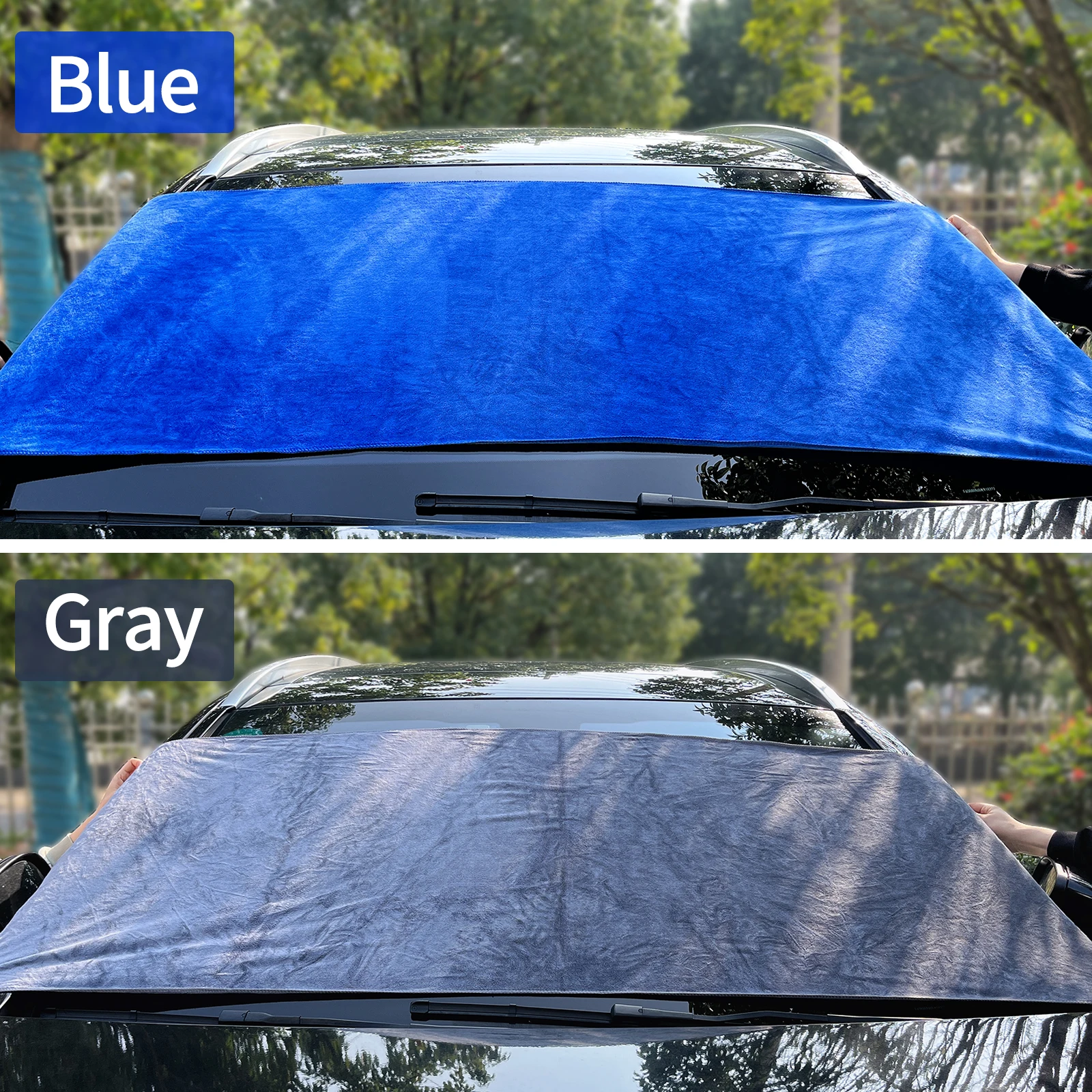 Car Wash Microfiber Towel 160x60cm Extra Large Size Car Cleaning Drying Cloth Super Absorbent Towels Car Detailing Care