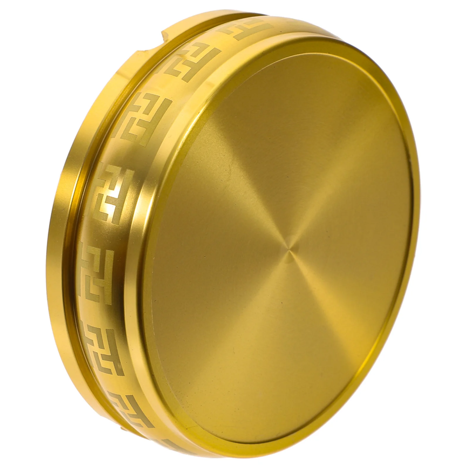 

1pc Retro Brass Ashtray Round Metal Tabletop Cigarette Holder For Home Office Decor Vintage Style Ash Tray Smooth