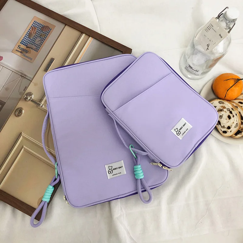 Casing komputer 2024 modis casing bantalan tas Laptop 11/ 13.3/14/15 "6 tas tangan wanita Kawaii Laptop Macbook casing Bolso