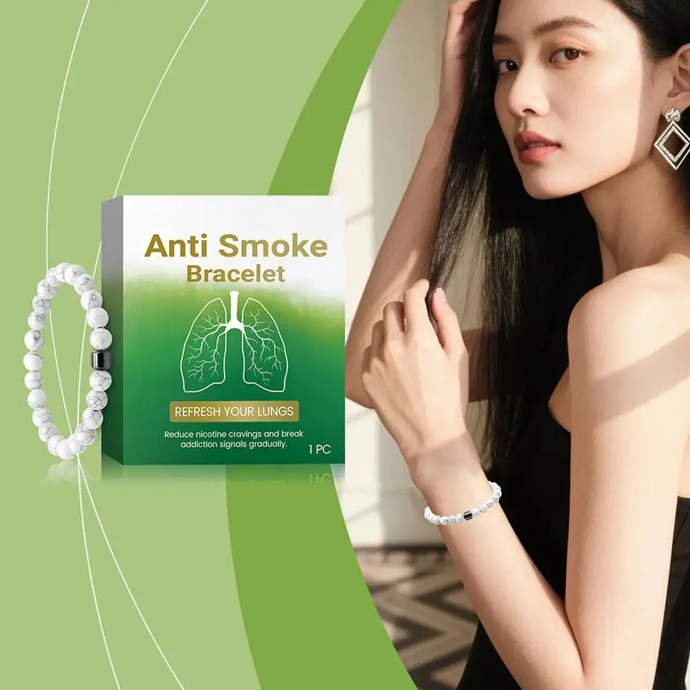 Reduces Smoking Aid Bracelet Stylish Design Any Outfit Safe Anxiety Cigarette Addiction Relief Stress Men Women Health Gift