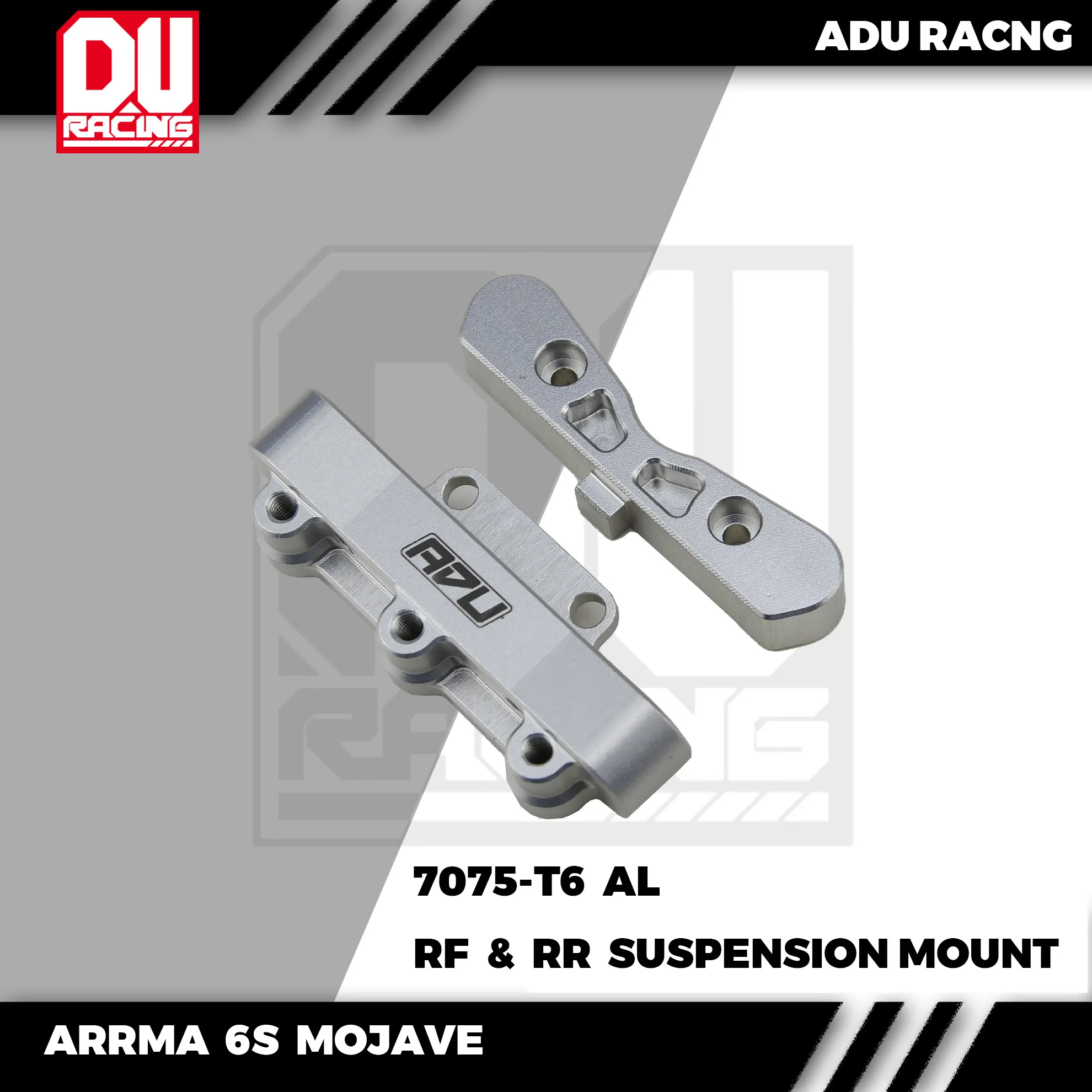 Suporte para suspensão traseira ADU Racing para ARRMA 6S, MOJAVE EXB, 7076-T6