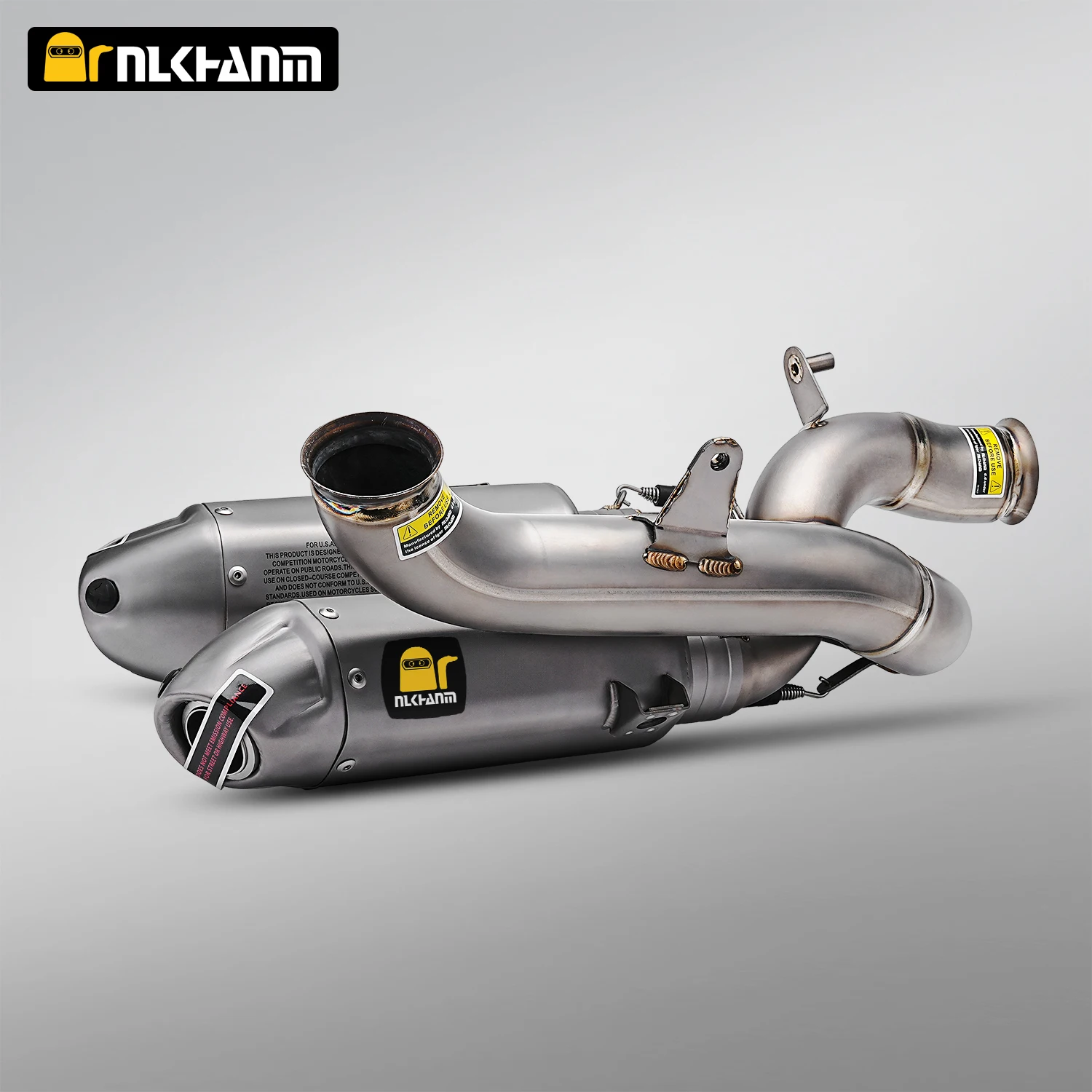 

Ducati Panigale V4 S/R Street Fighter V4 V4S Motorcycle Exhaust Escape System Slip On Link Pipe AK GP muffler for Ducati V4