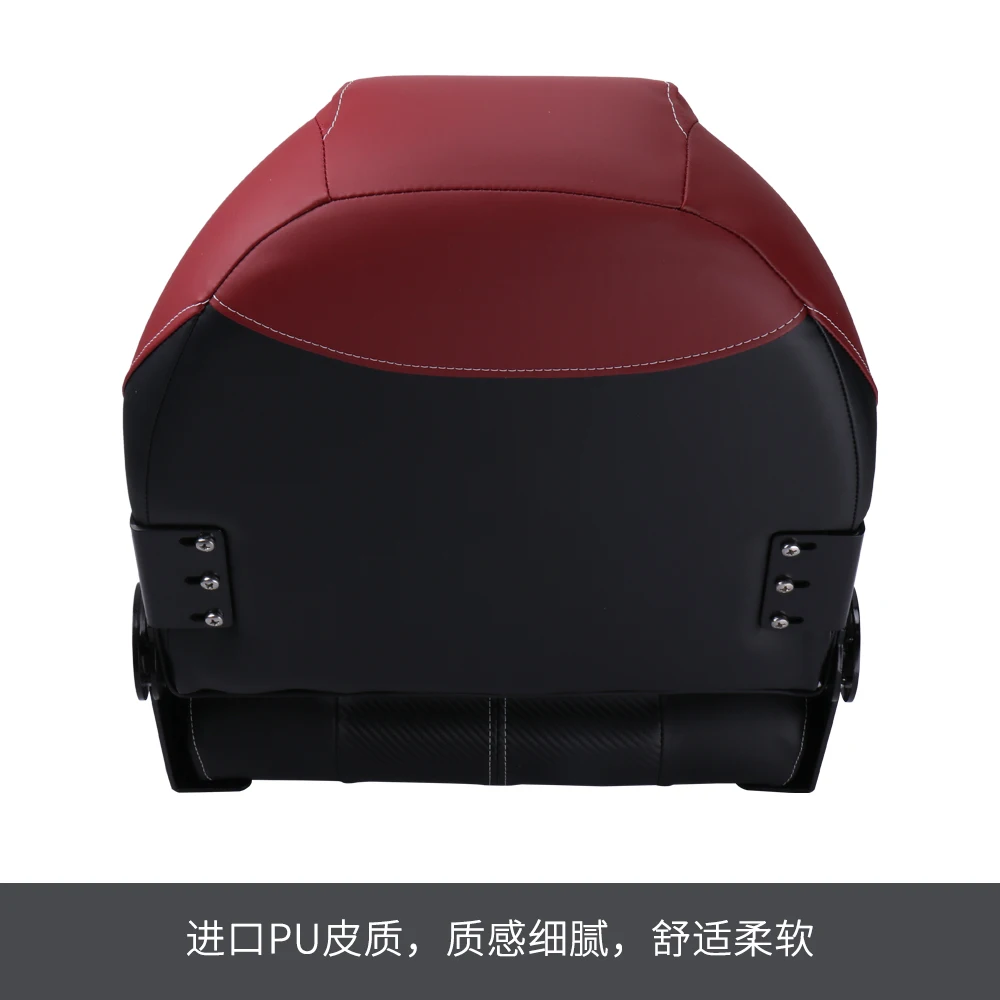 Asiento giratorio plegable para barco rojo y negro - imagen 2