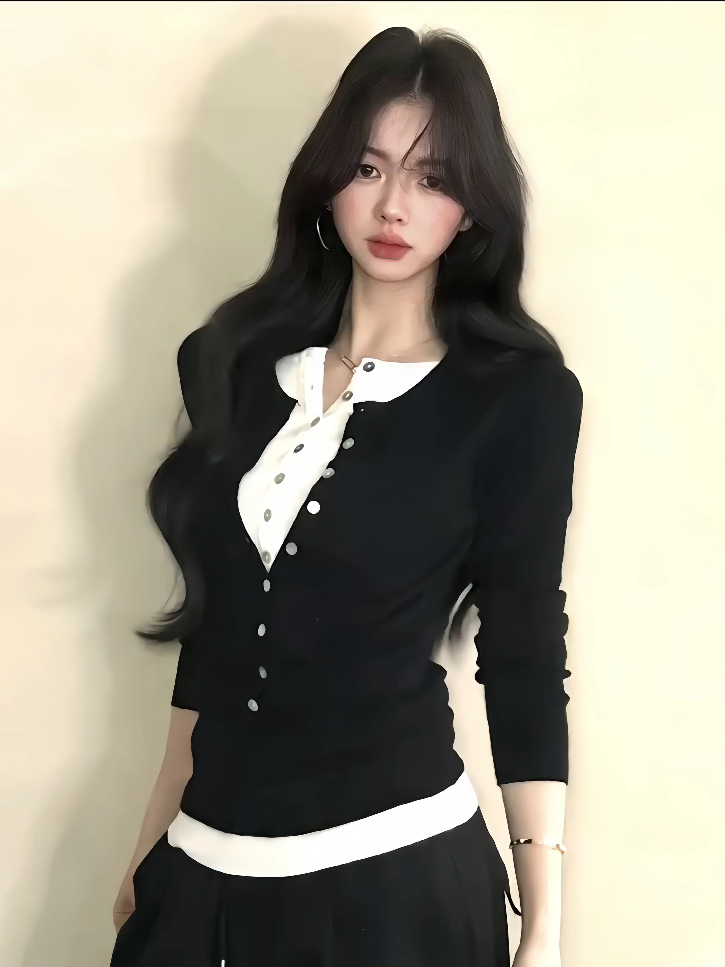 

Свитера Джемперы Пуловеры Женские кашемировые женские вязаные джинсовые майки Цветные блоки Талия Ресторан Ужин Дата Ночь Романтика Спорт