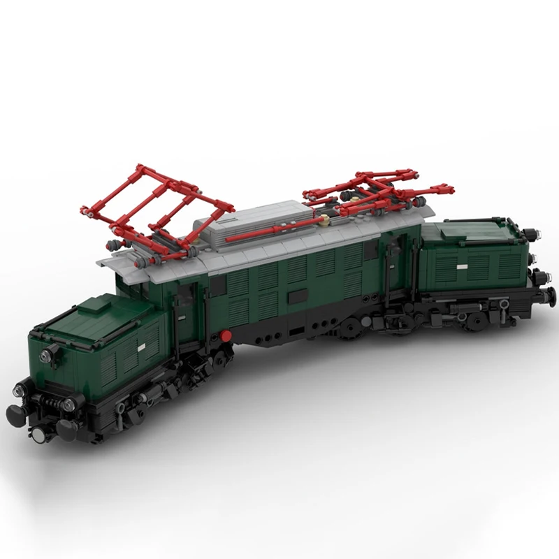 City Railway Train Series DR E 94 Building Blocks Deutsches Electric Locomotive Model Bricks DIY Toys Children's Holiday Gifts