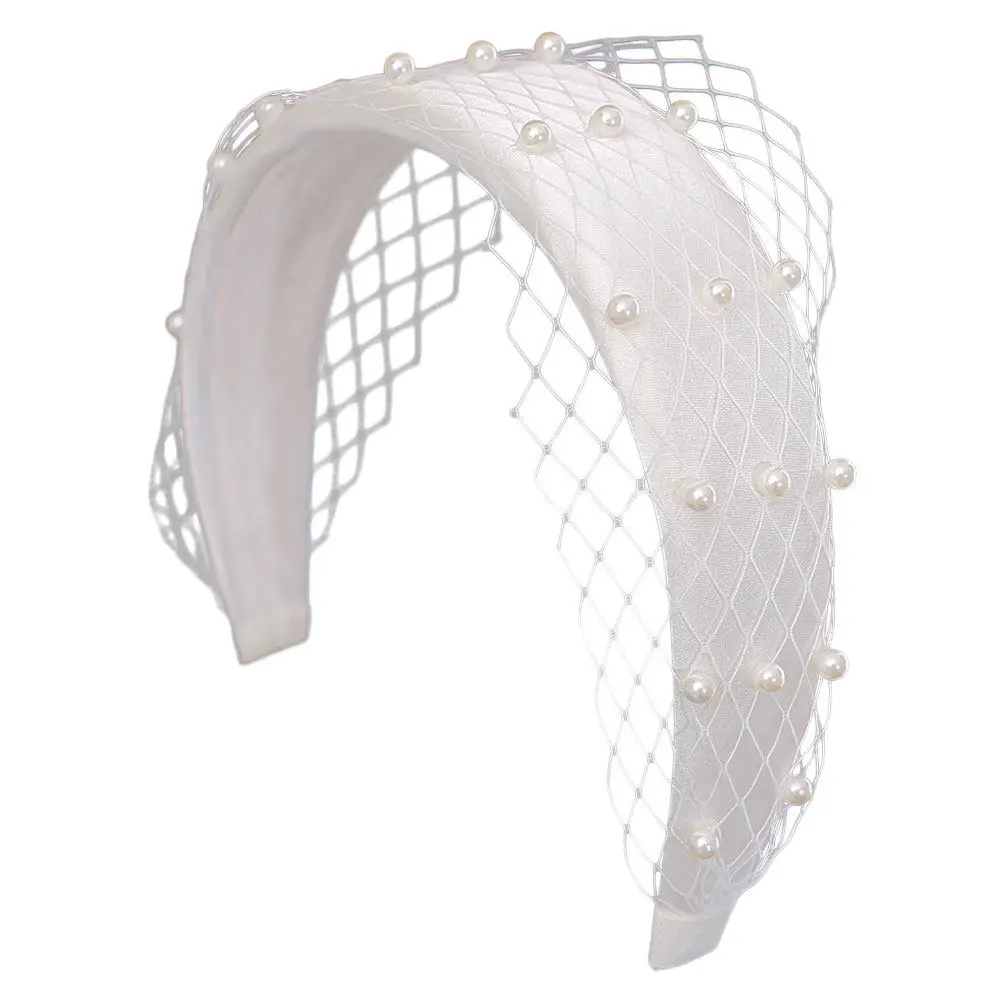 

1 шт. Уникальная повязка на голову из фланели с жемчугом, утолщенная, широкая, для женщин, модный ободок для волос, нескользящая повязка для повседневного использования